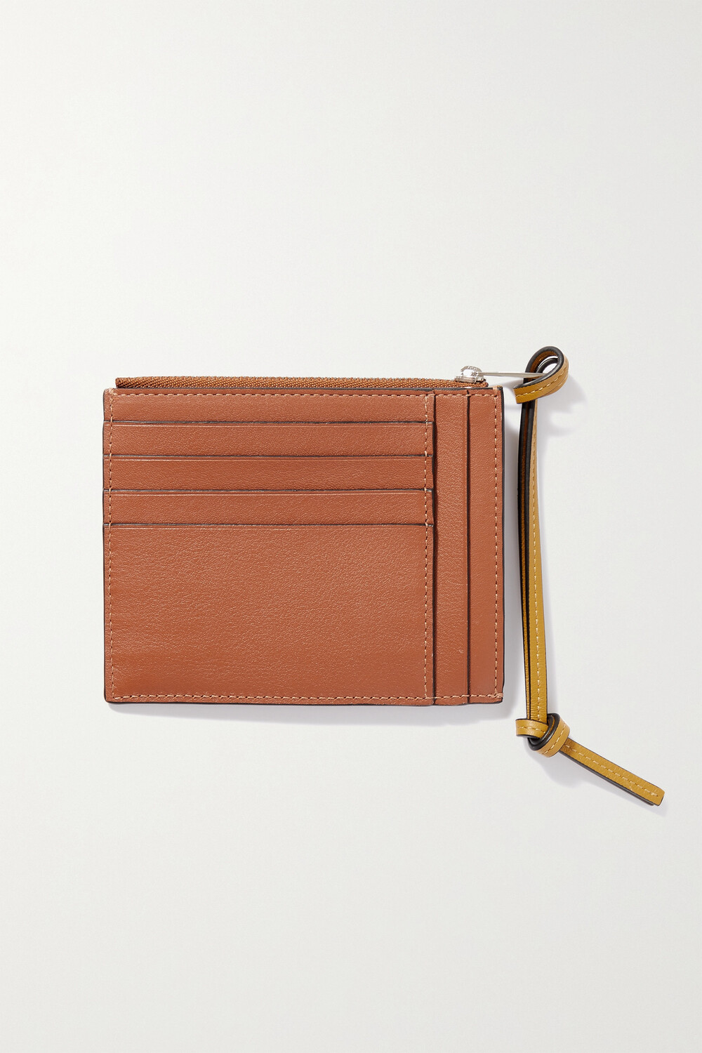 

LOEWE Кардхолдер из тисненой кожи, бежевый