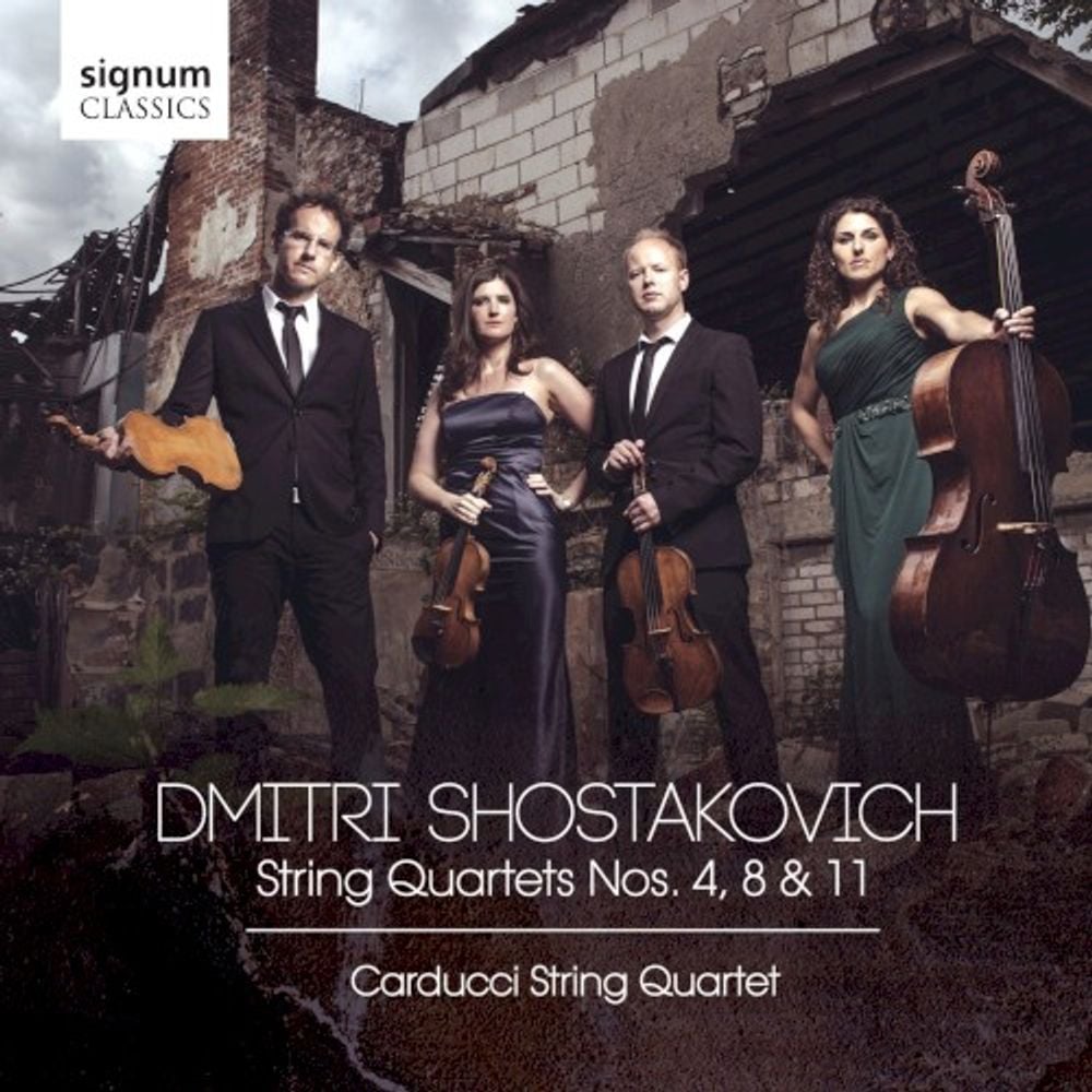 

Диск CD String Quartets Nos. 4, 8 & 11 - Dmitri Shostakovich, Carducci String Quartet