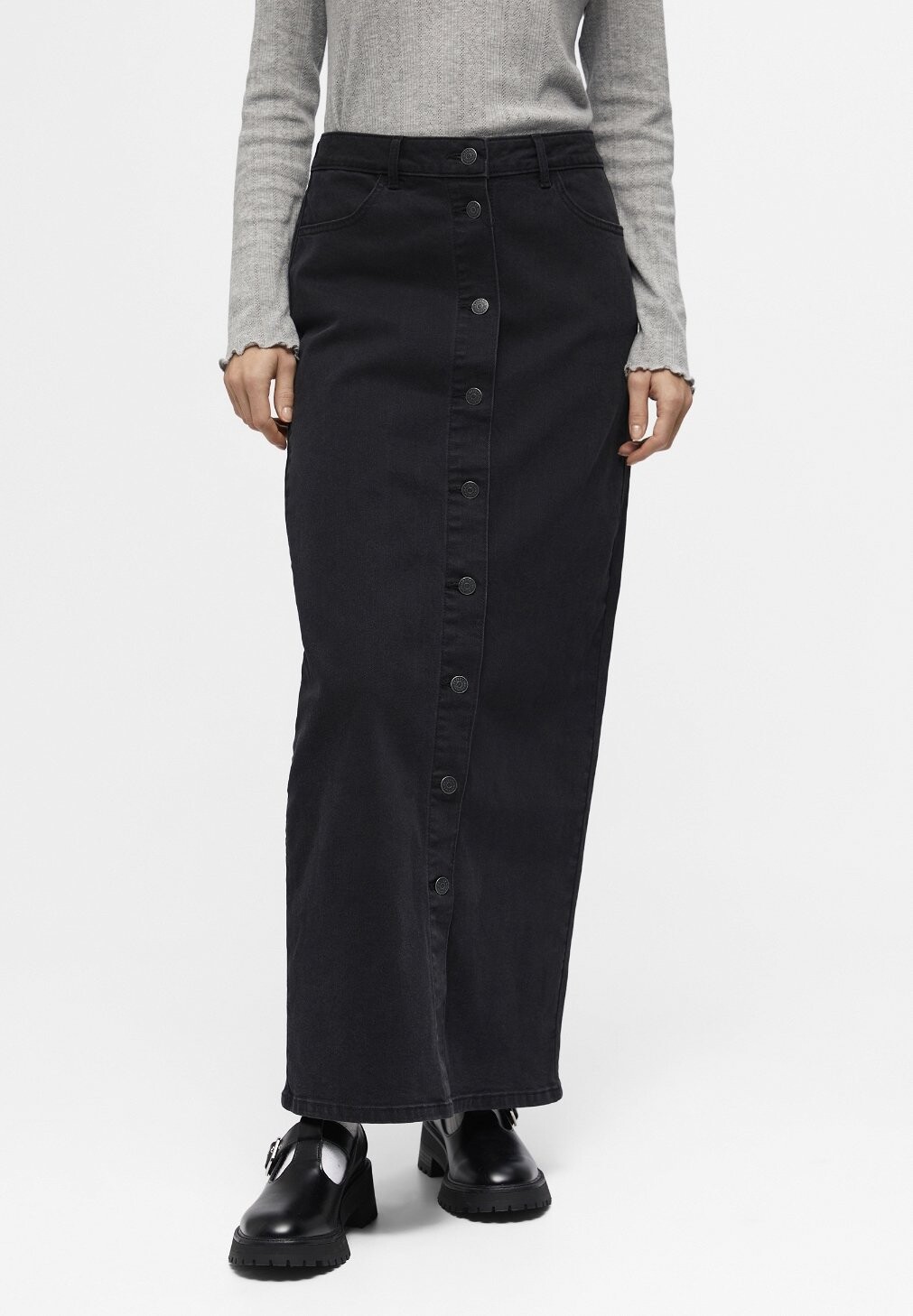 

Юбка длинная Objsina Object, цвет black denim