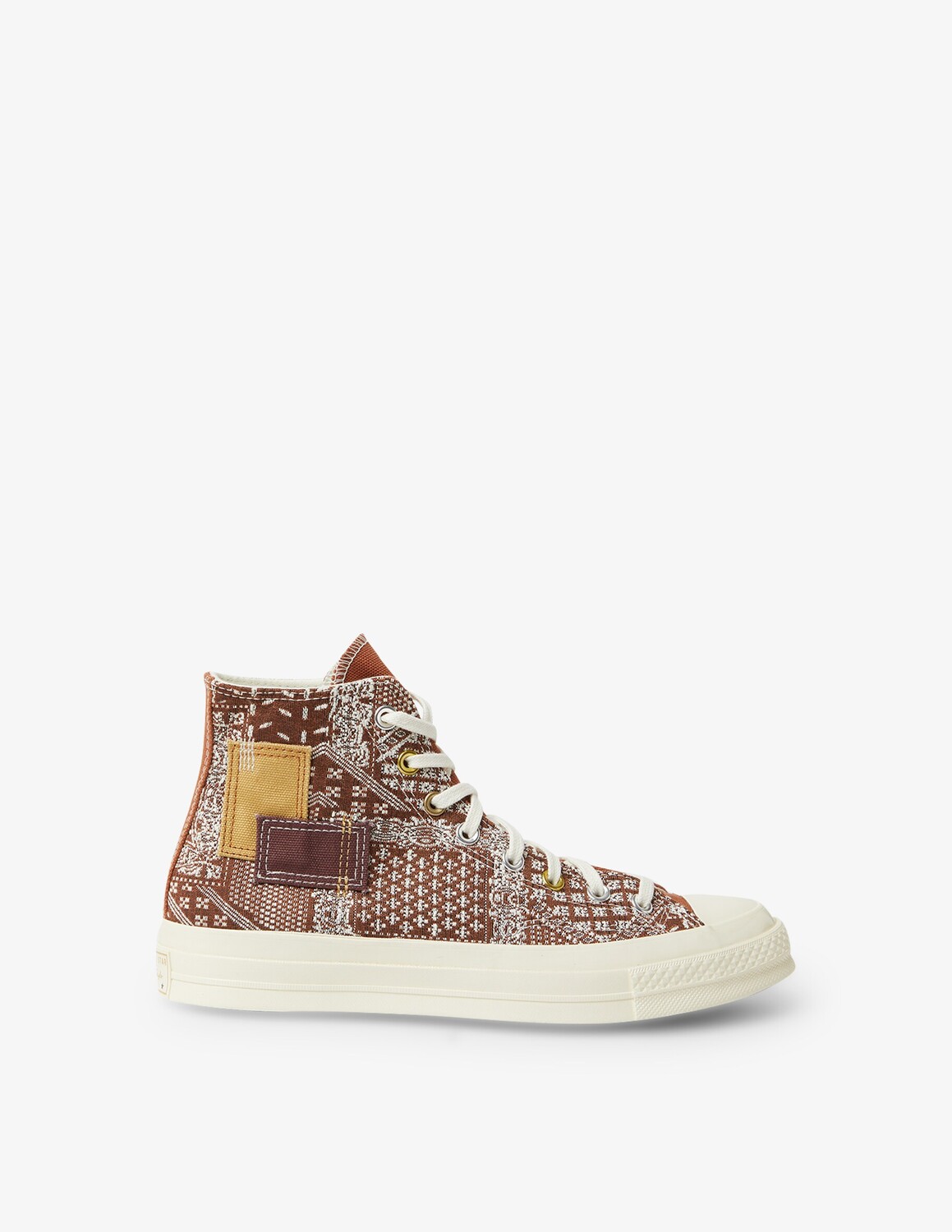

Кроссовки Chuck 70 в стиле пэчворк Converse, коричневый