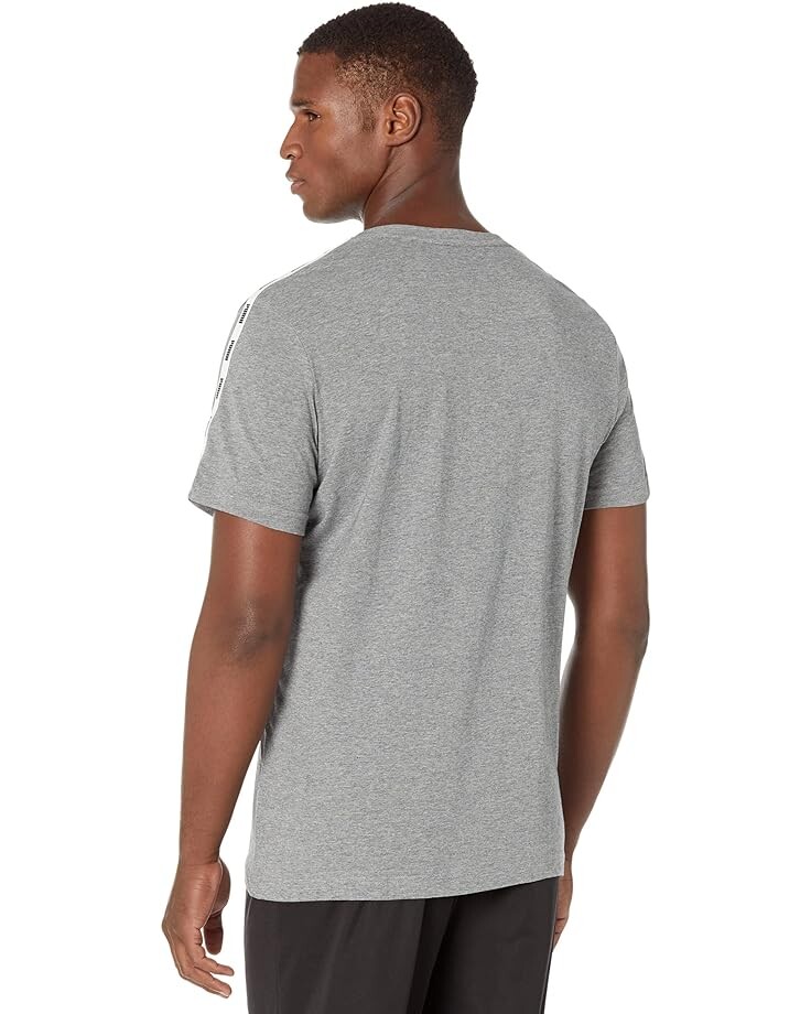 

Футболка PUMA Micro Tape Short Sleeve Tee, цвет Medium Grey Heather/Puma White