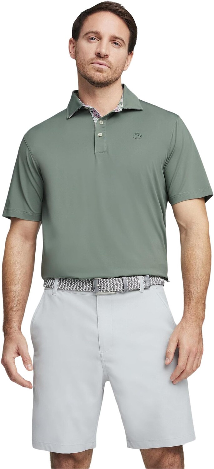 

Поло PUMA Golf X Ap Floral Trim Polo, цвет Eucalyptus