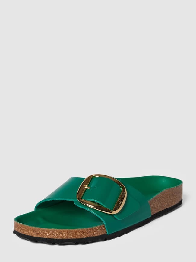 

Мюли с пряжкой модель "Мадрид" Birkenstock, зеленый
