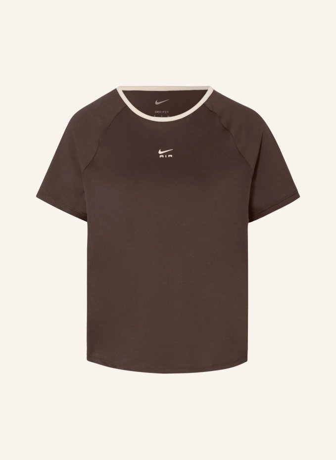 

Футболка для бега dri-fit Nike, коричневый