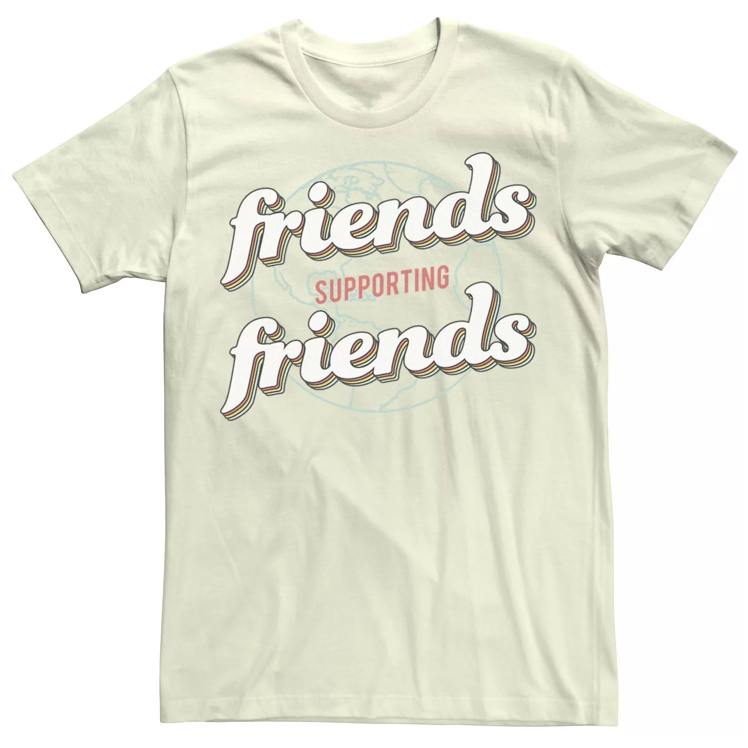 Мужская футболка Friends Supporting friends Licensed Character