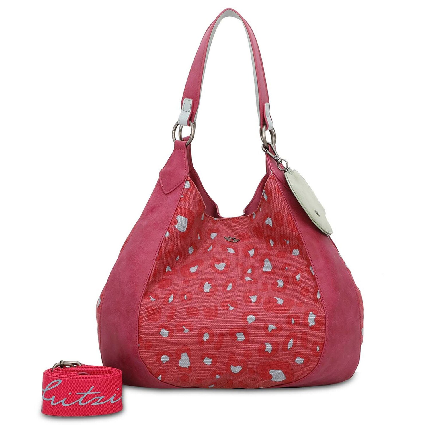 

Сумка через плечо Fritzi aus Preußen Izzy Woo Canvas 32 cm, цвет leo pink
