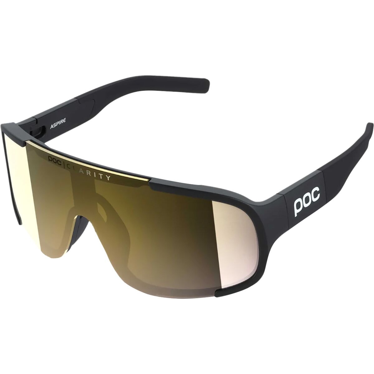 Солнцезащитные очки aspire Poc, цвет uranium black/clarity road/partly sunny gold