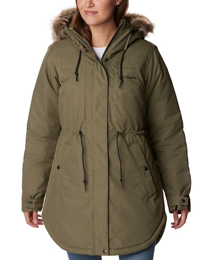 Женская куртка средней длины Suttle Mountain Columbia, зеленый