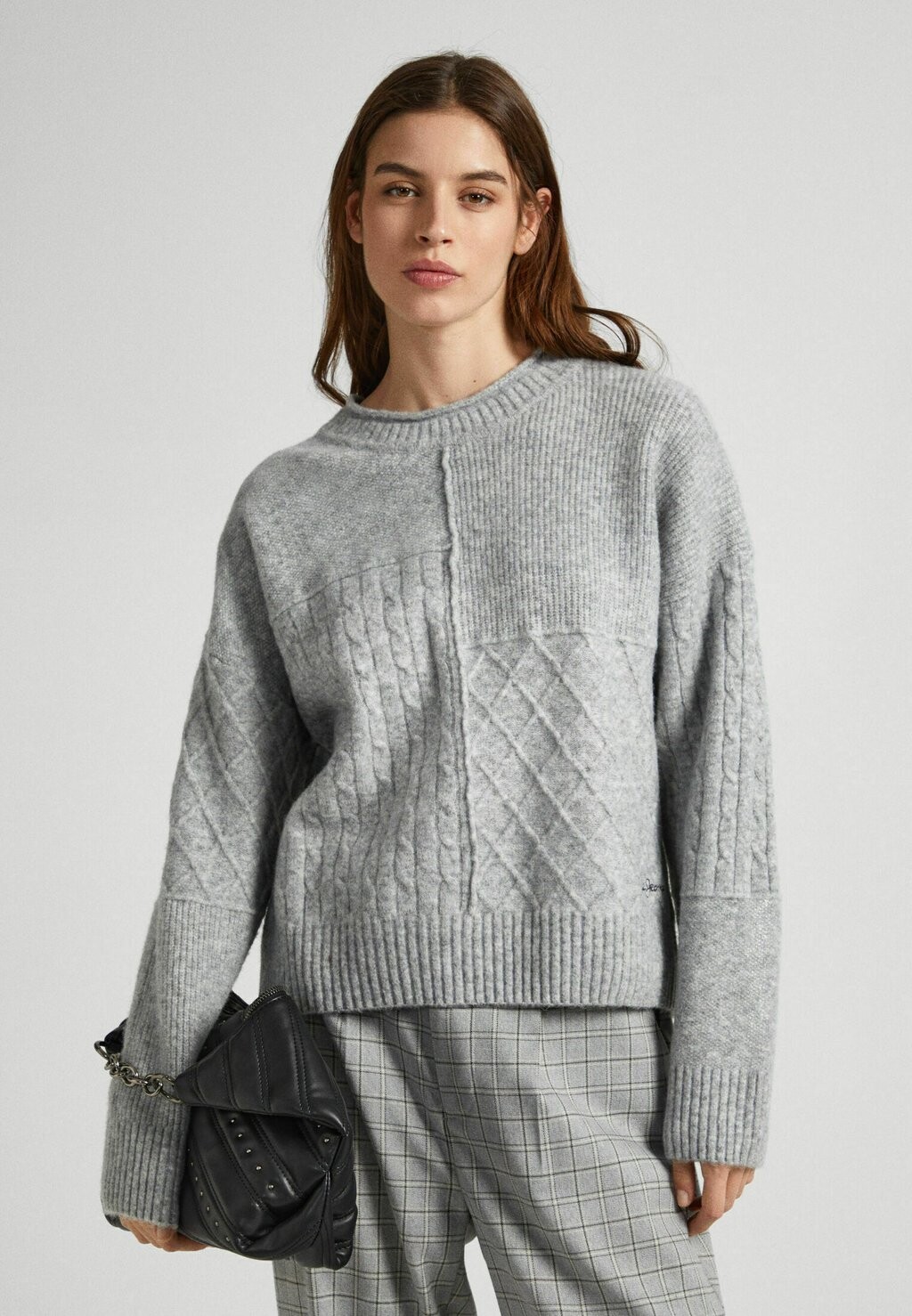 

Свитшот Pepe Jeans ЭРИКА, цвет grey marl grey