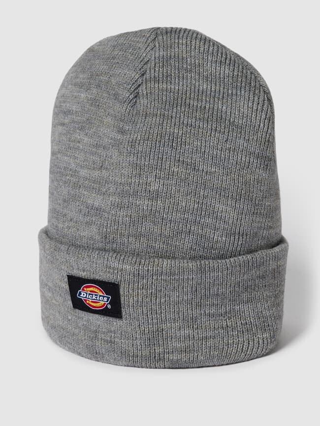 

Шапка с нашивкой-лейблом, модель "GIBSLAND BEANIE" Dickies, серый
