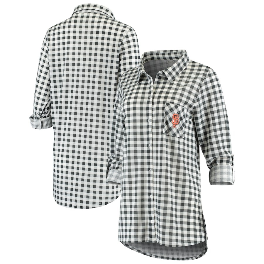 

Ночная рубашка Concepts Sport San Francisco Giants, угольный