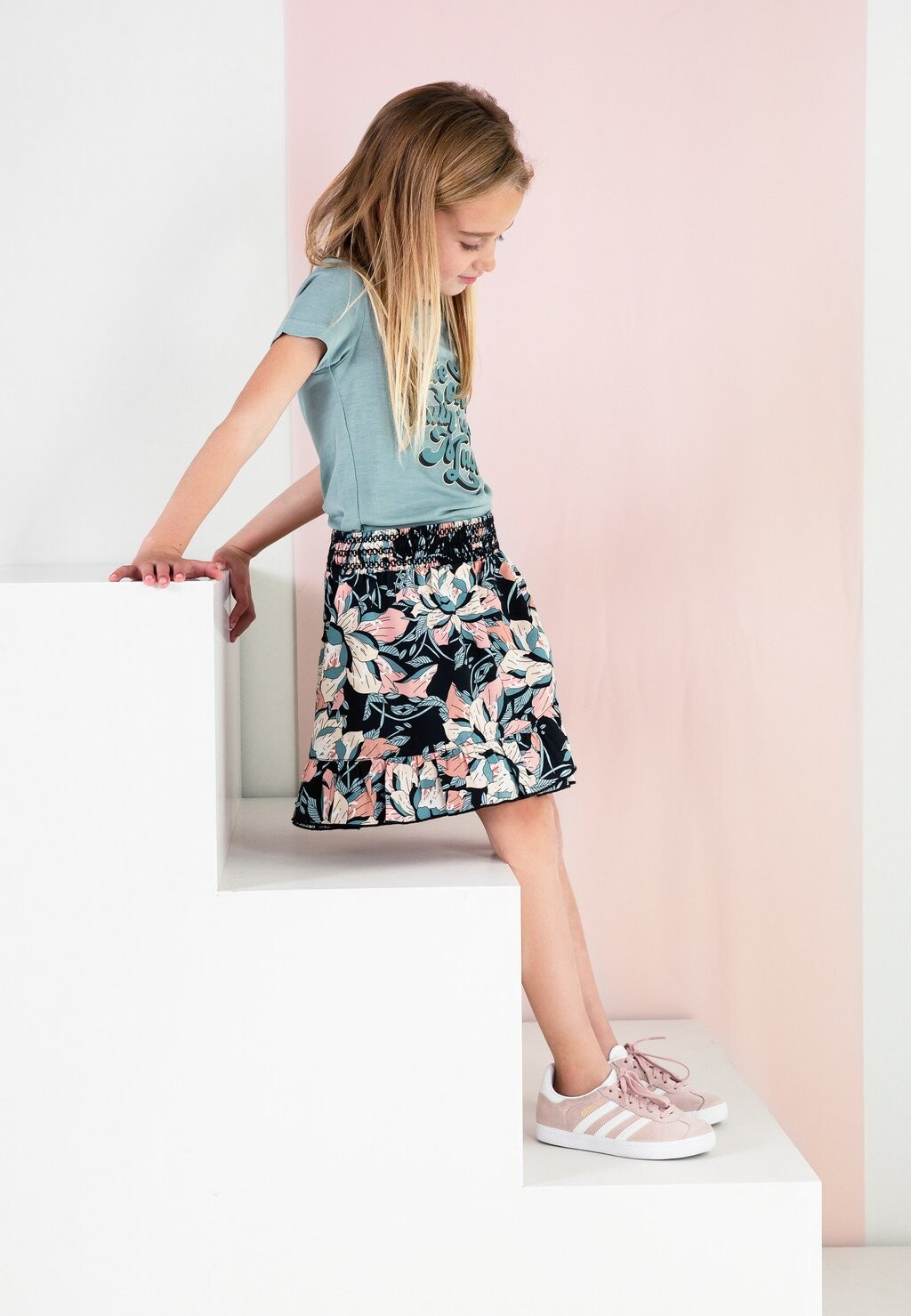 

Юбка А-силуэта WITH FLORAL PATTERN. 4funkyflavours, цвет multicolor