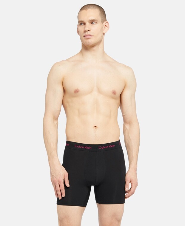 

Трусы-боксеры, 3 шт. Calvin Klein, светло-серый