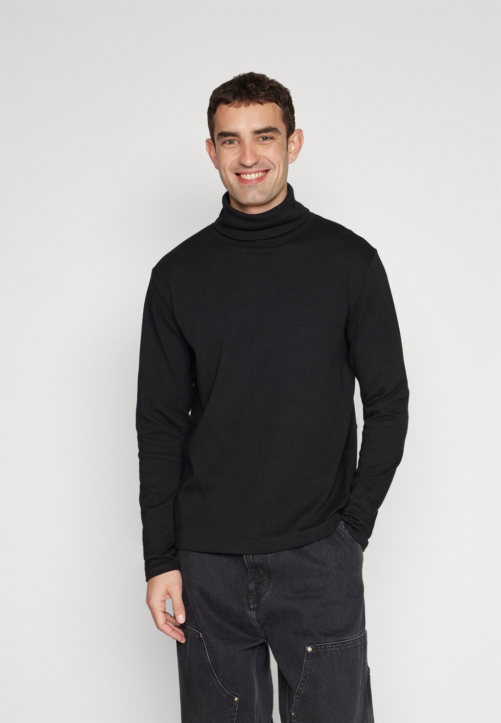 

Топ с длинными рукавами INTERLOOP TURTLENECK GAP, цвет true black