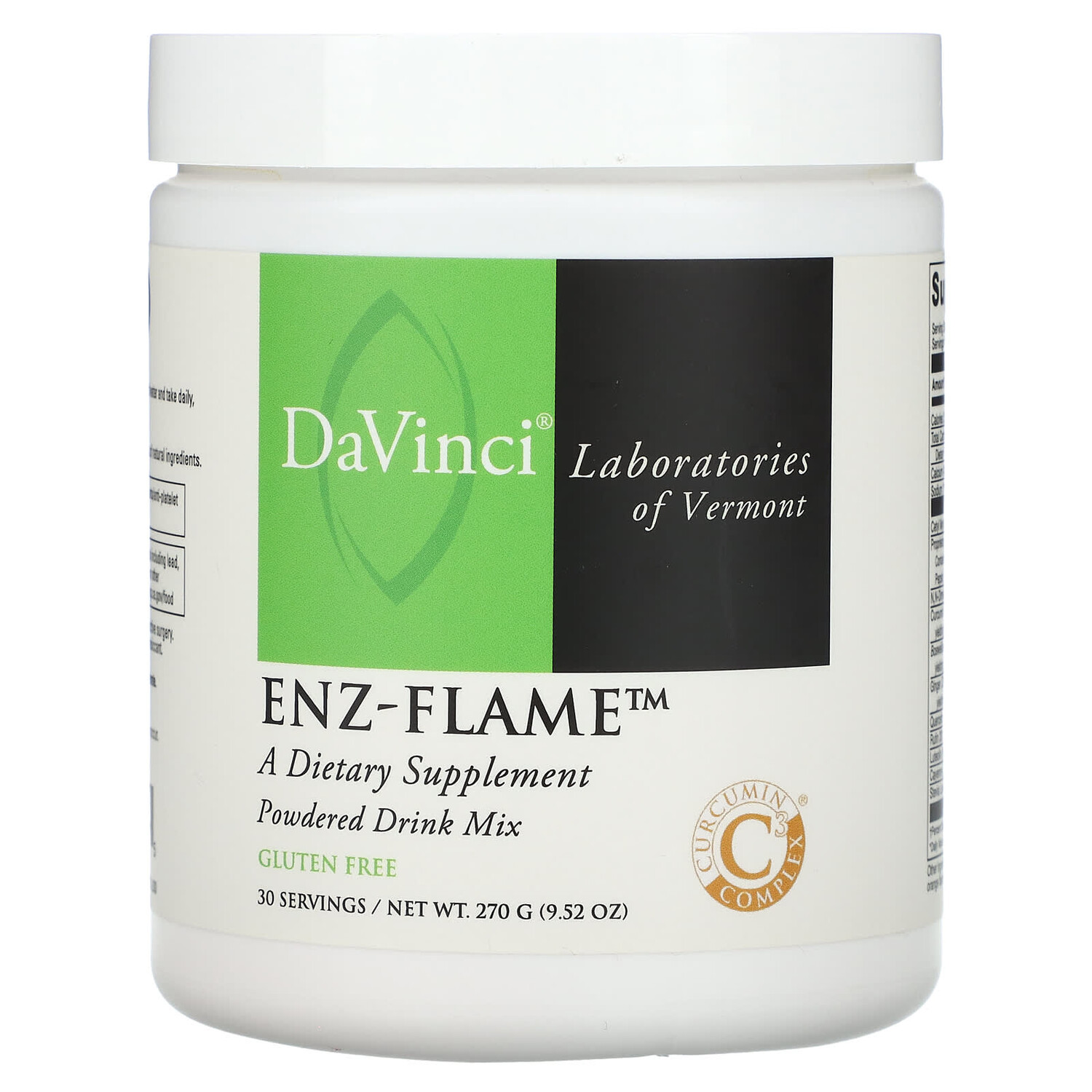 

Enz-Flame, смесь для порошковых напитков, 270 г (9,52 унции), DaVinci Laboratories of Vermont