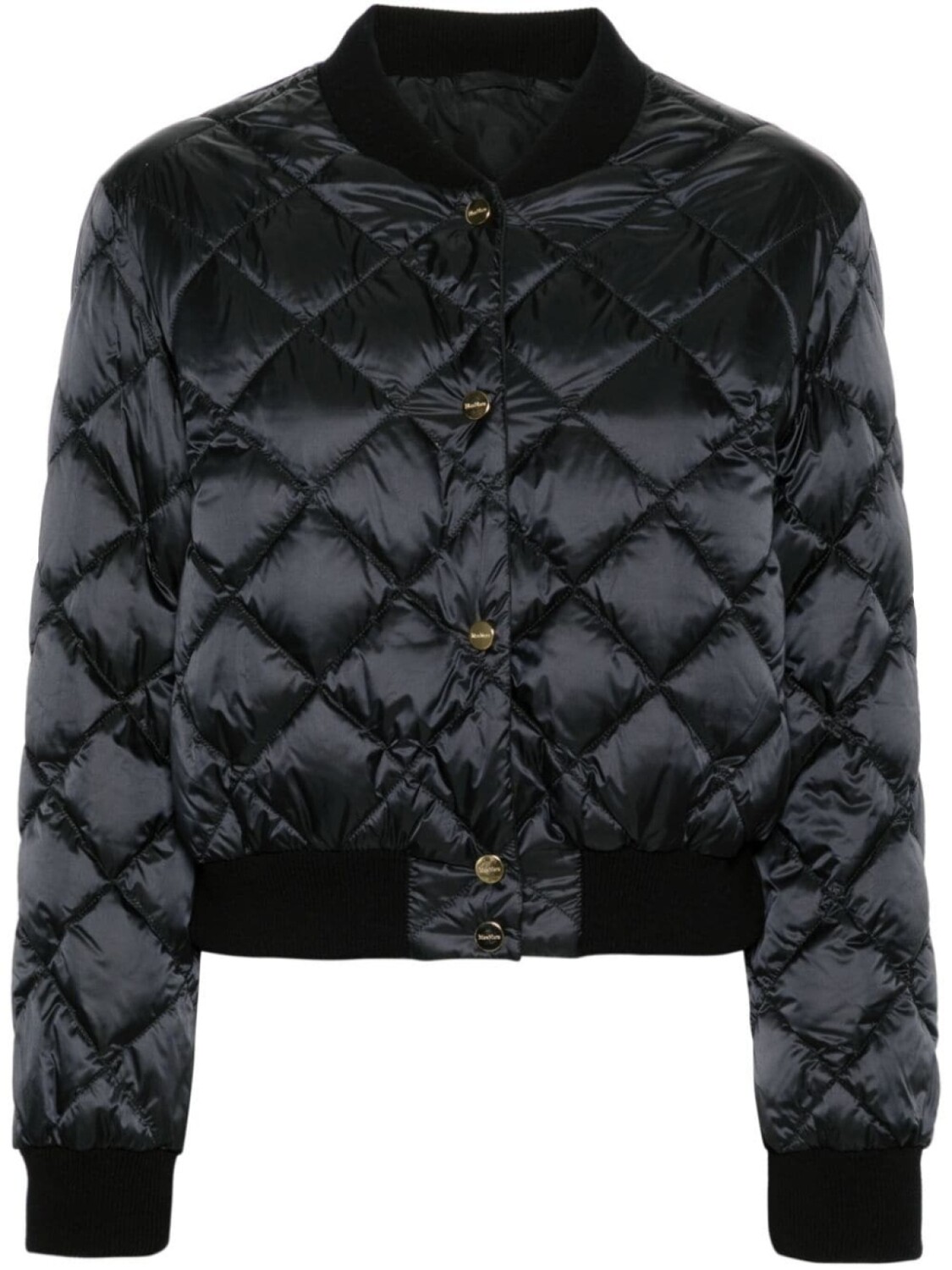 

Max Mara стеганый пуховик, черный