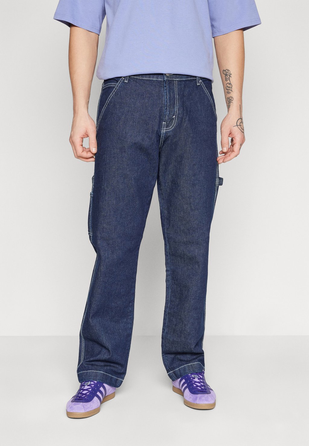 цена Прямые джинсы Denim Project, темно-синий