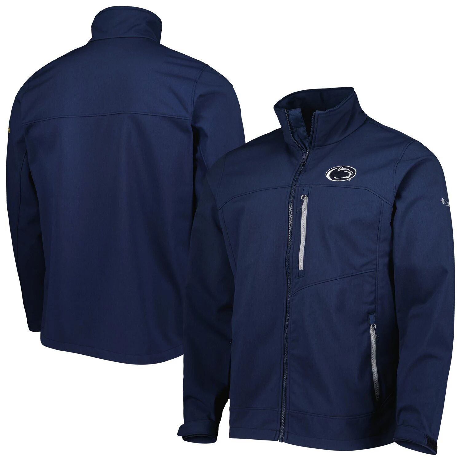 

Мужская куртка Columbia Navy Penn State Nittany Lions Ascender II с молнией во всю длину