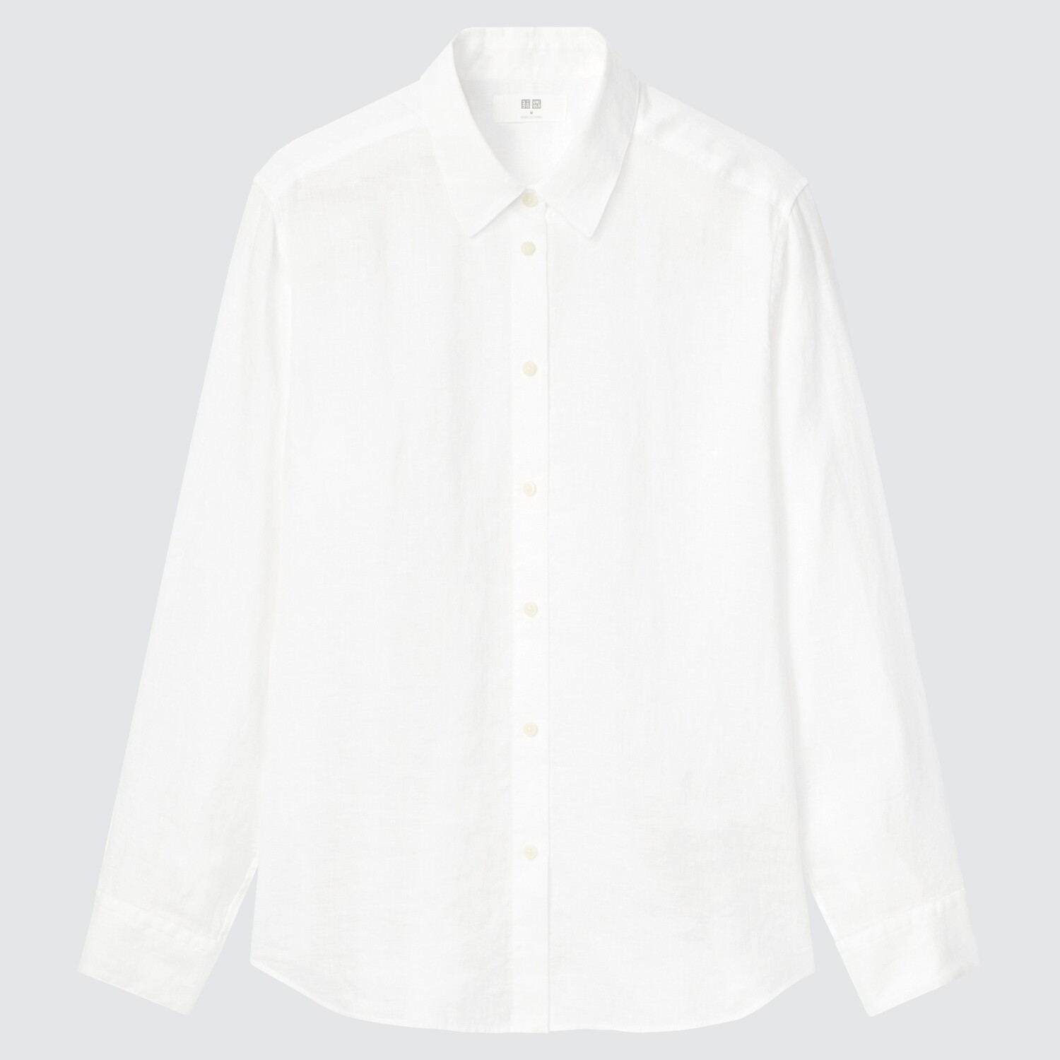 

Рубашка UNIQLO льняная премиум-класса, белый