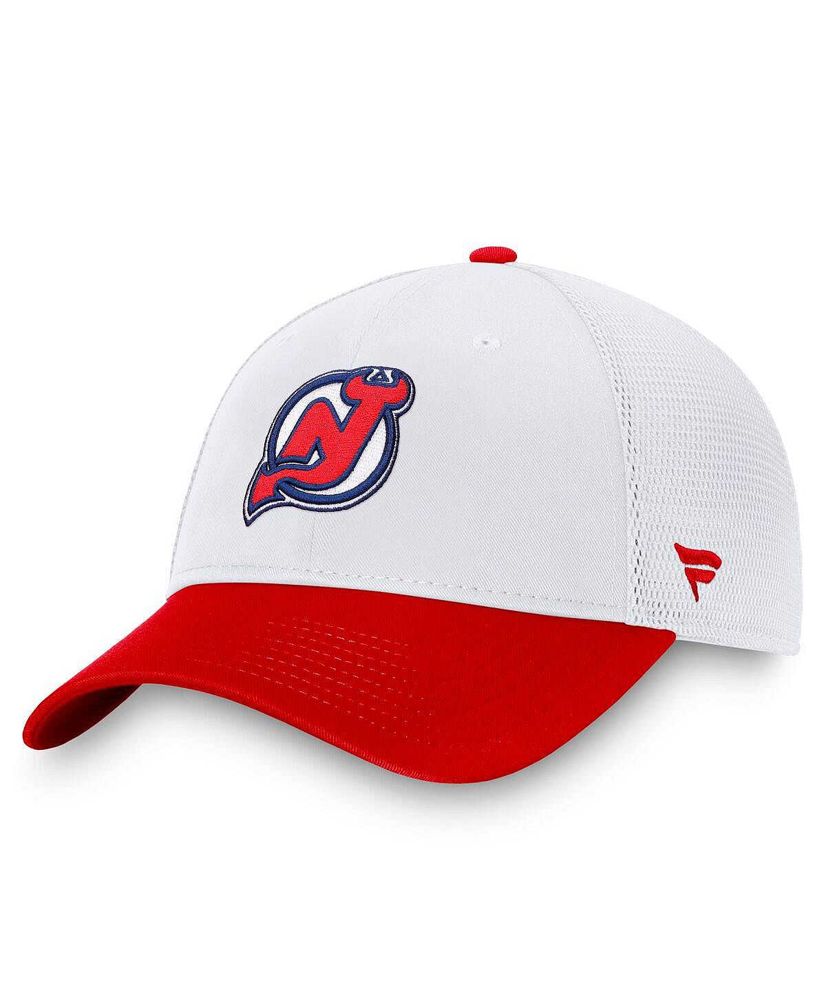 

Мужская фирменная белая регулируемая кепка New Jersey Devils Special Edition 2.0 Trucker Fanatics