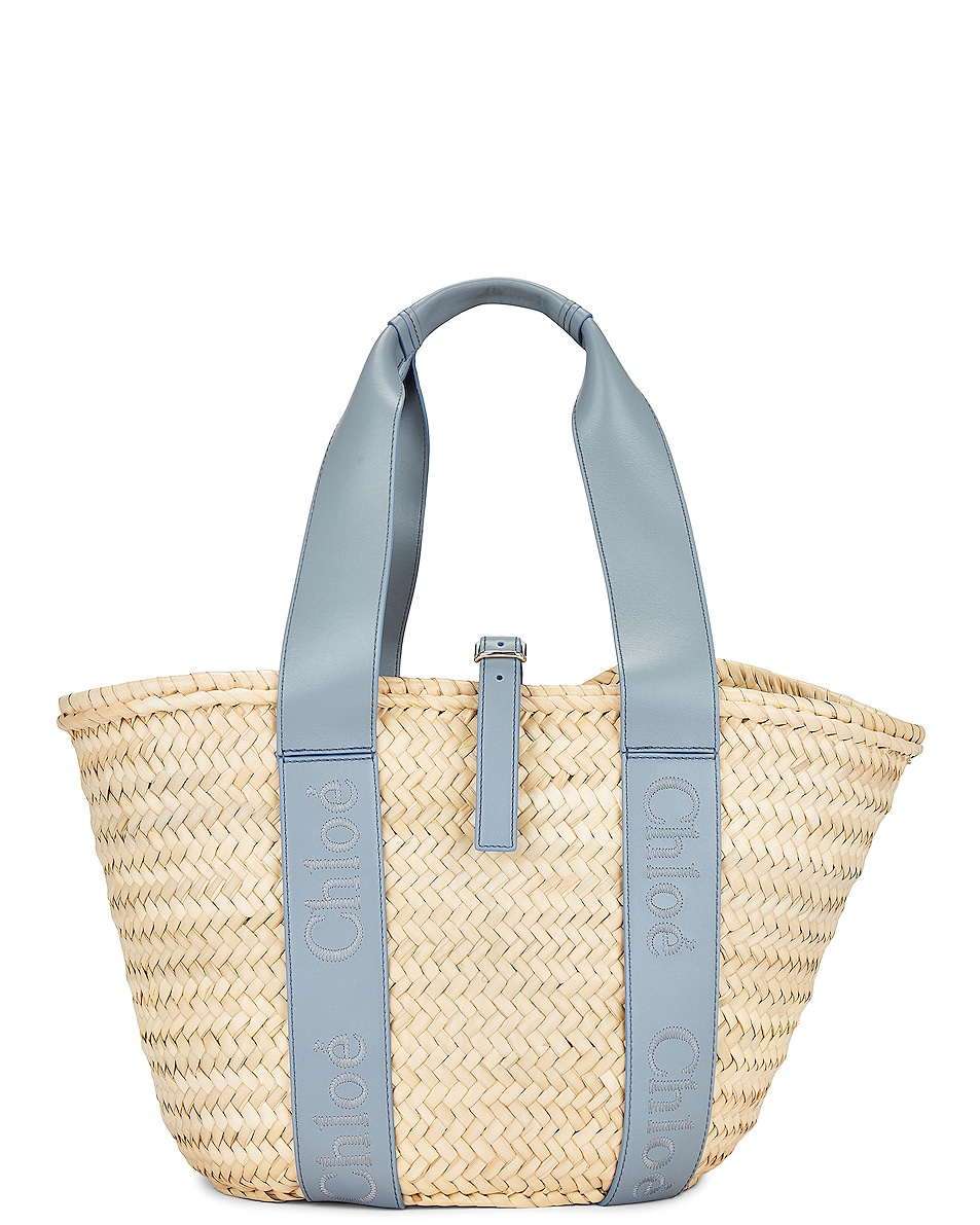 

Сумка через плечо Chloe Sense Medium Basket, цвет Storm Blue