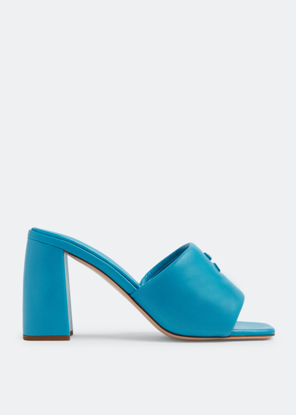 

Сандалии Miu Miu Leather, синий