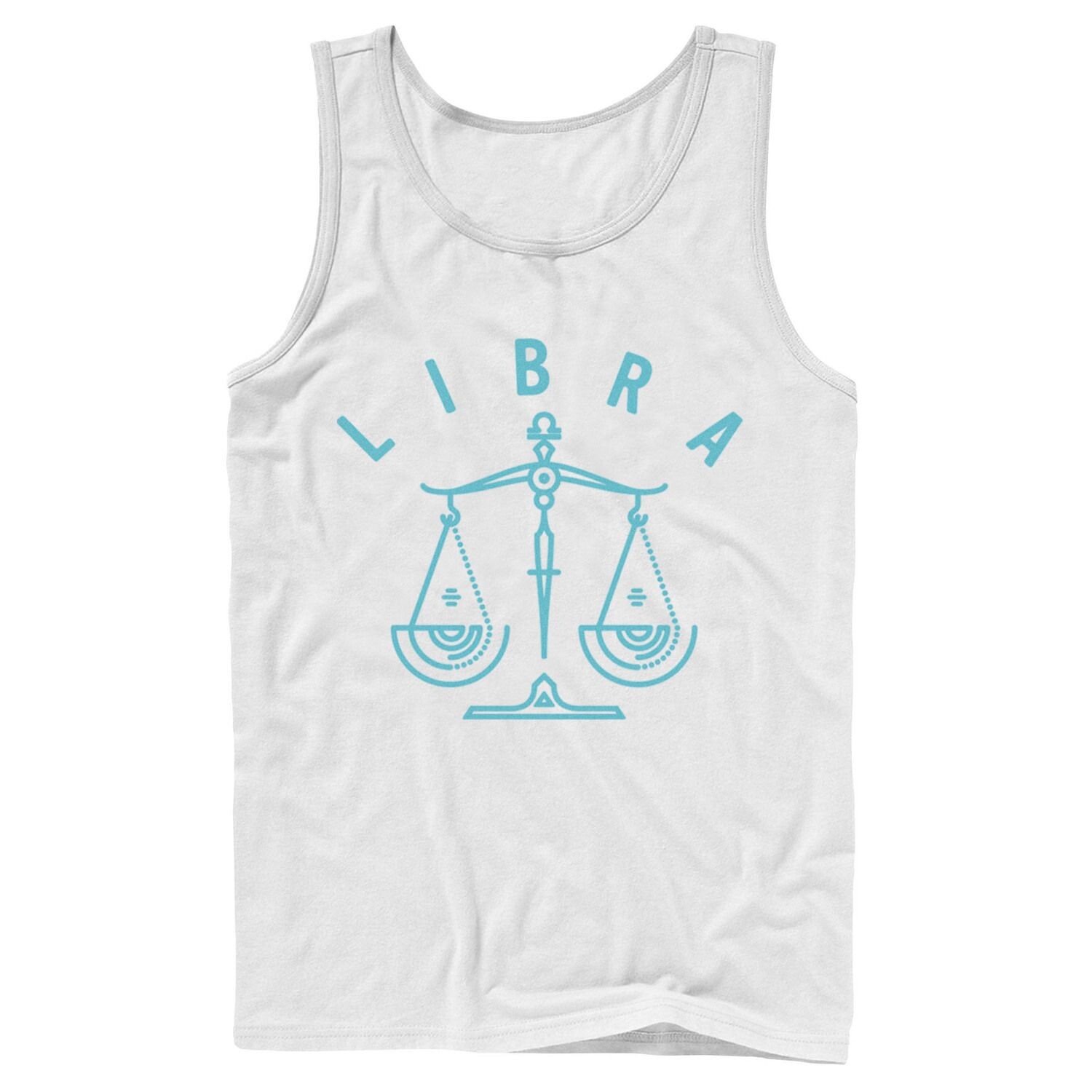

Мужская майка для эскизов Libra Scale с белыми чернилами Licensed Character