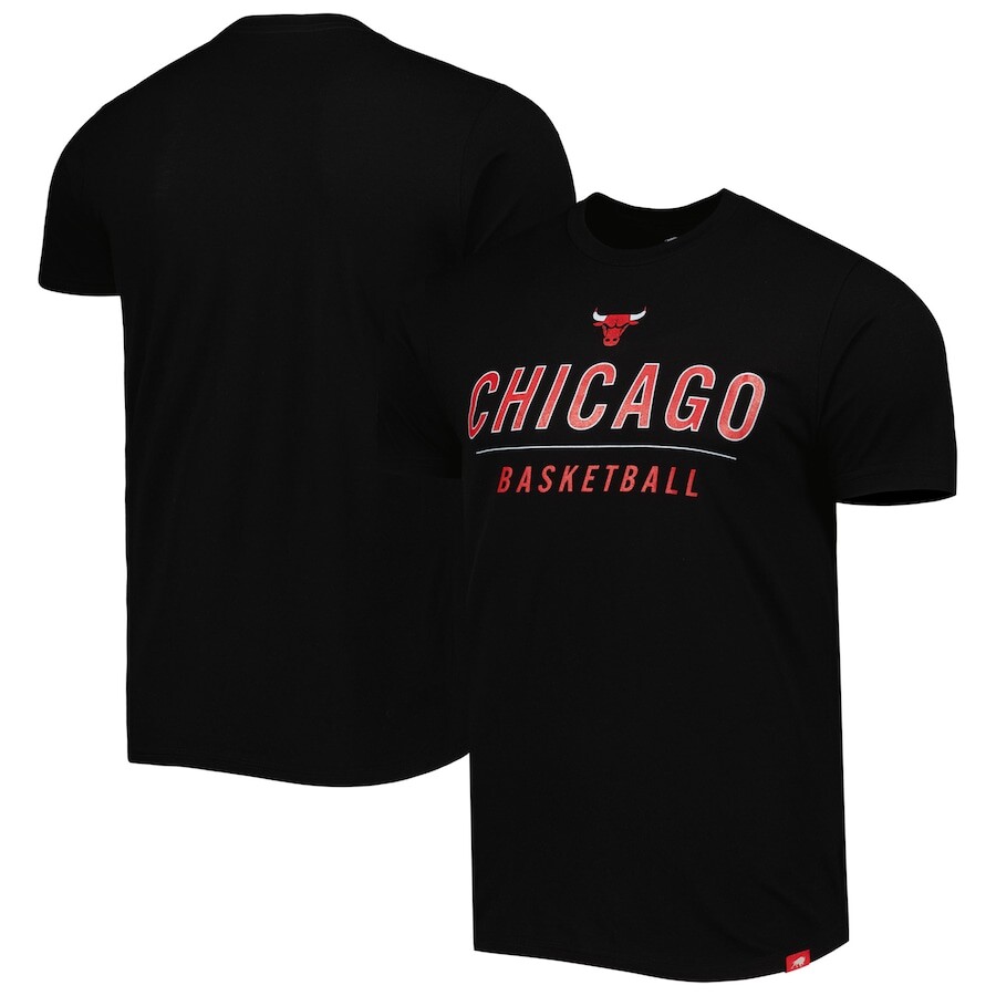 

Футболка с коротким рукавом Sportiqe Chicago Bulls, черный