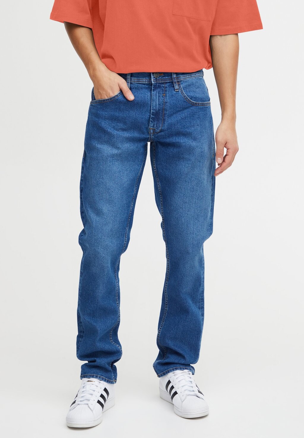 

Джинсы прямого кроя Blend, цвет denim middle blue