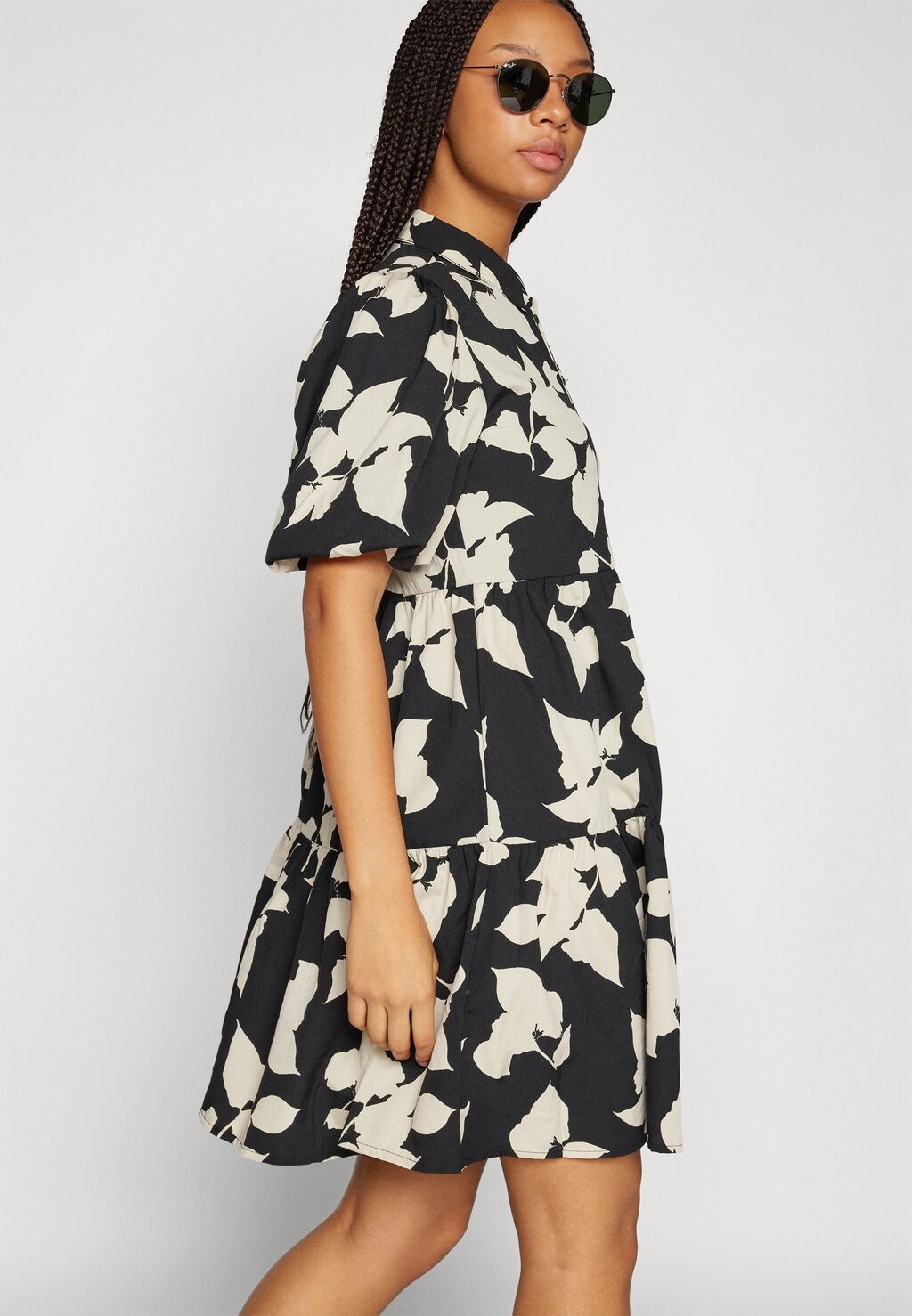

Дневное платье Jdythilda Shirt Dress JDY, черное/белое