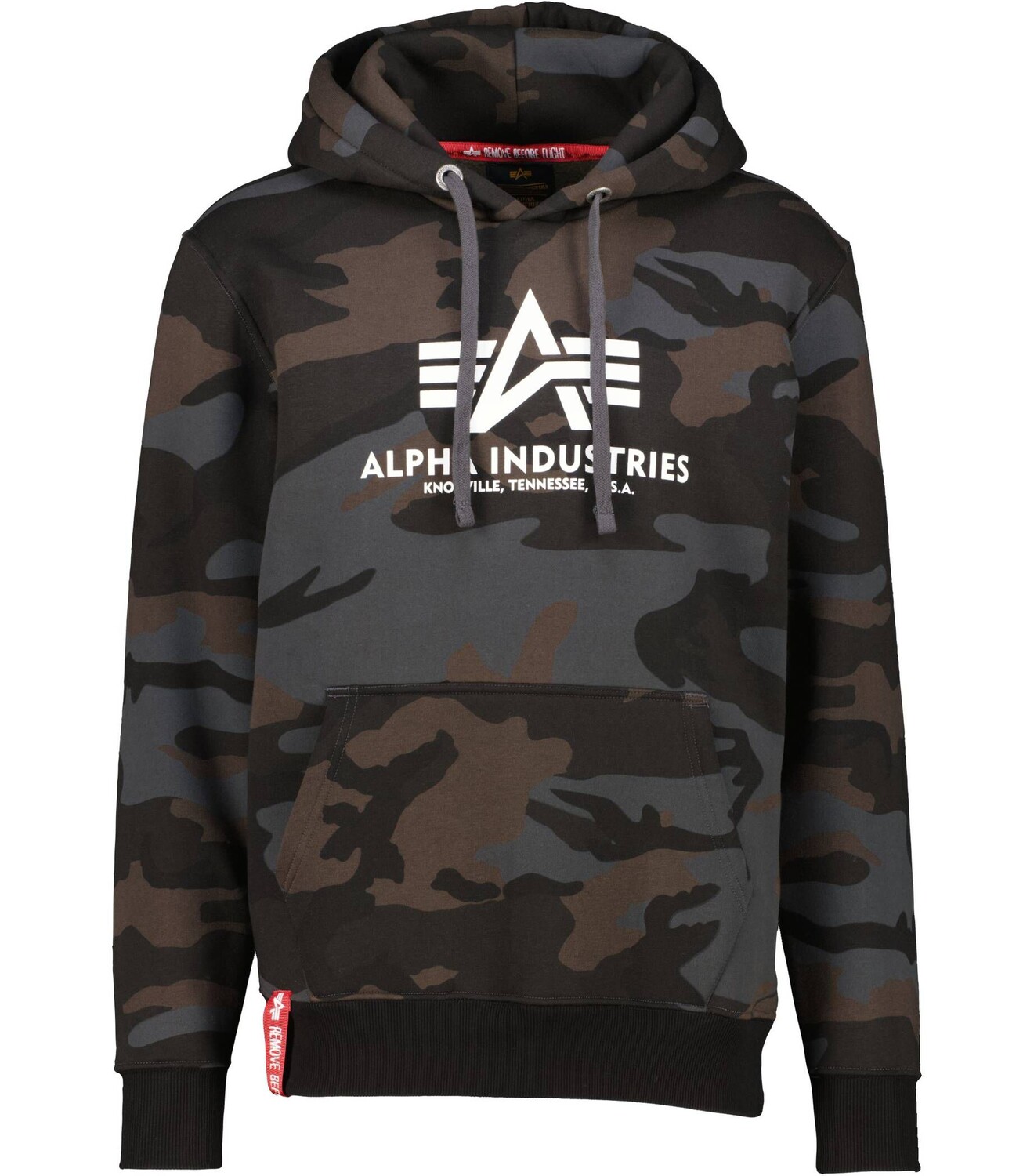 

Толстовка с капюшоном Alpha Industries, черный