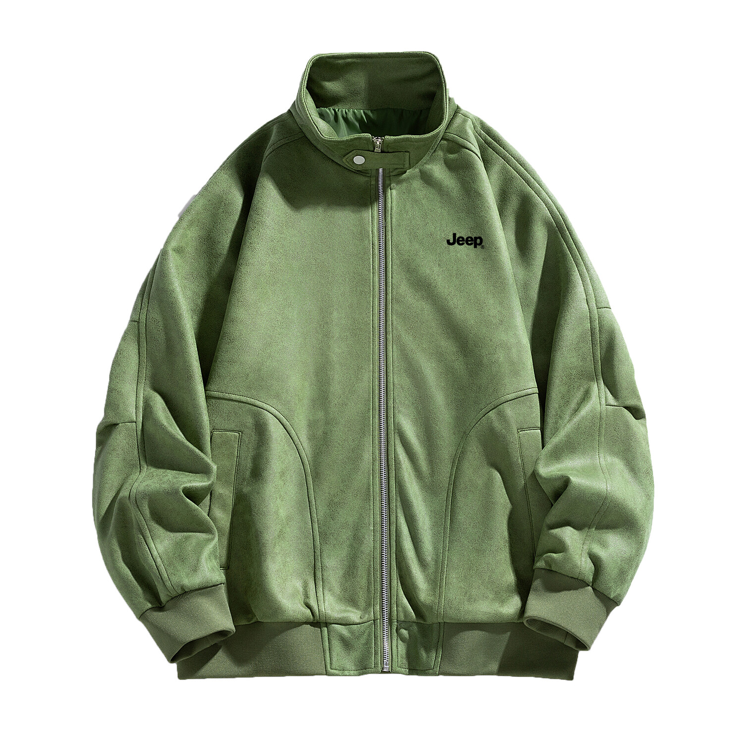 

Кожаная куртка унисекс Jeep, цвет Forest Green