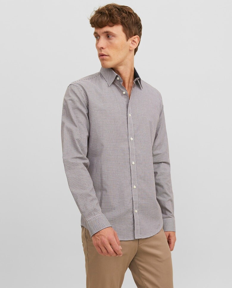 

Мужская оксфордская рубашка Jack & Jones, бордо