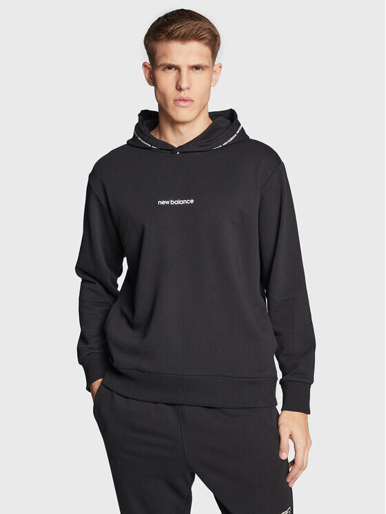 

Толстовка свободного кроя New Balance, черный