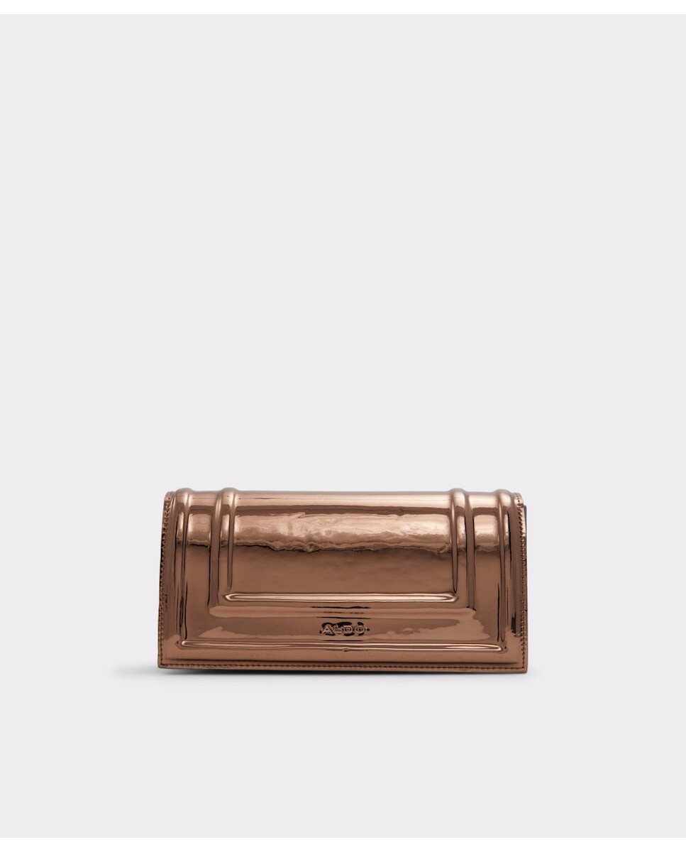 

Серебряная сумочка с магнитной застежкой Aldo, золотой