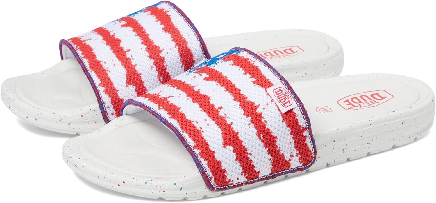 

Сандалии на плоской подошве Chandler Knit Hey Dude, цвет Flag