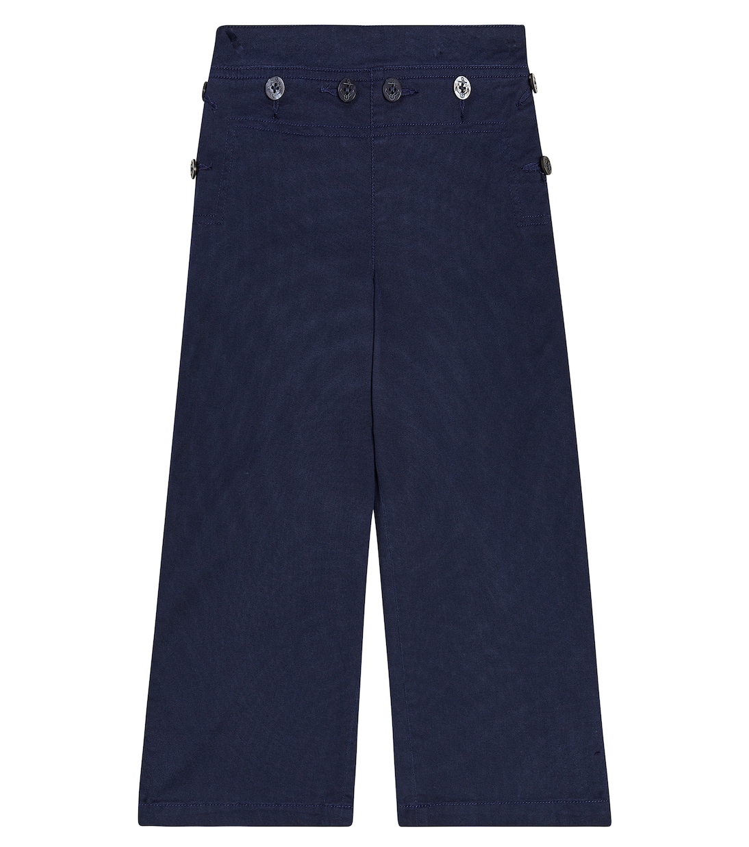 Широкие брюки из хлопка Polo Ralph Lauren Kids, синий