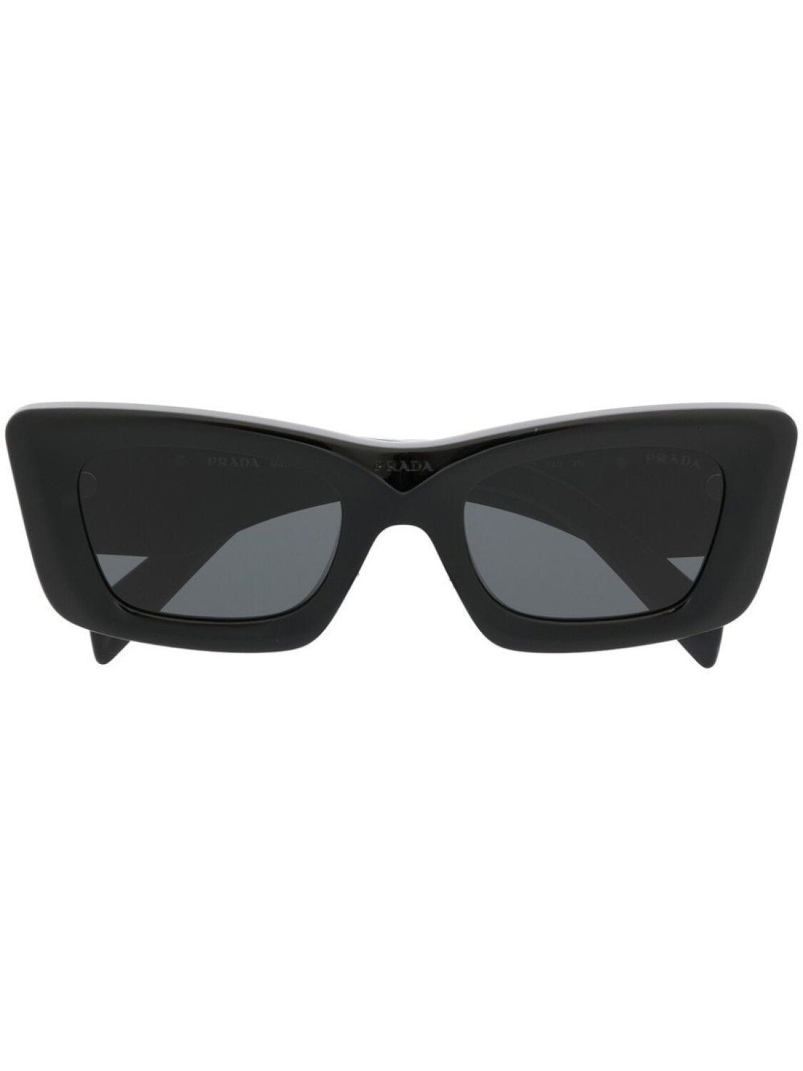 

Prada Eyewear солнцезащитные очки в оправе 'кошачий глаз', черный