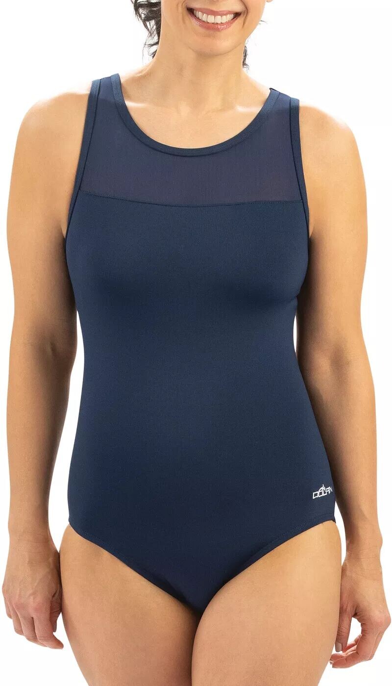

Женский цельный купальник Dolfin Power Mesh V-2 сзади