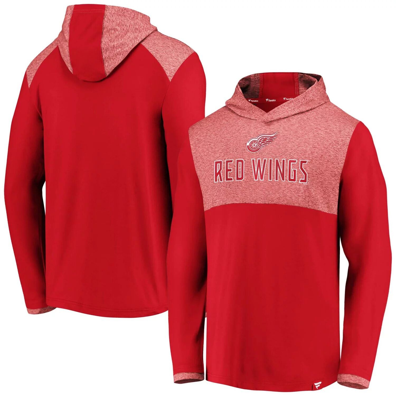 

Мужской пуловер с капюшоном Fanatics Branded Red Detroit Red Wings Iconic