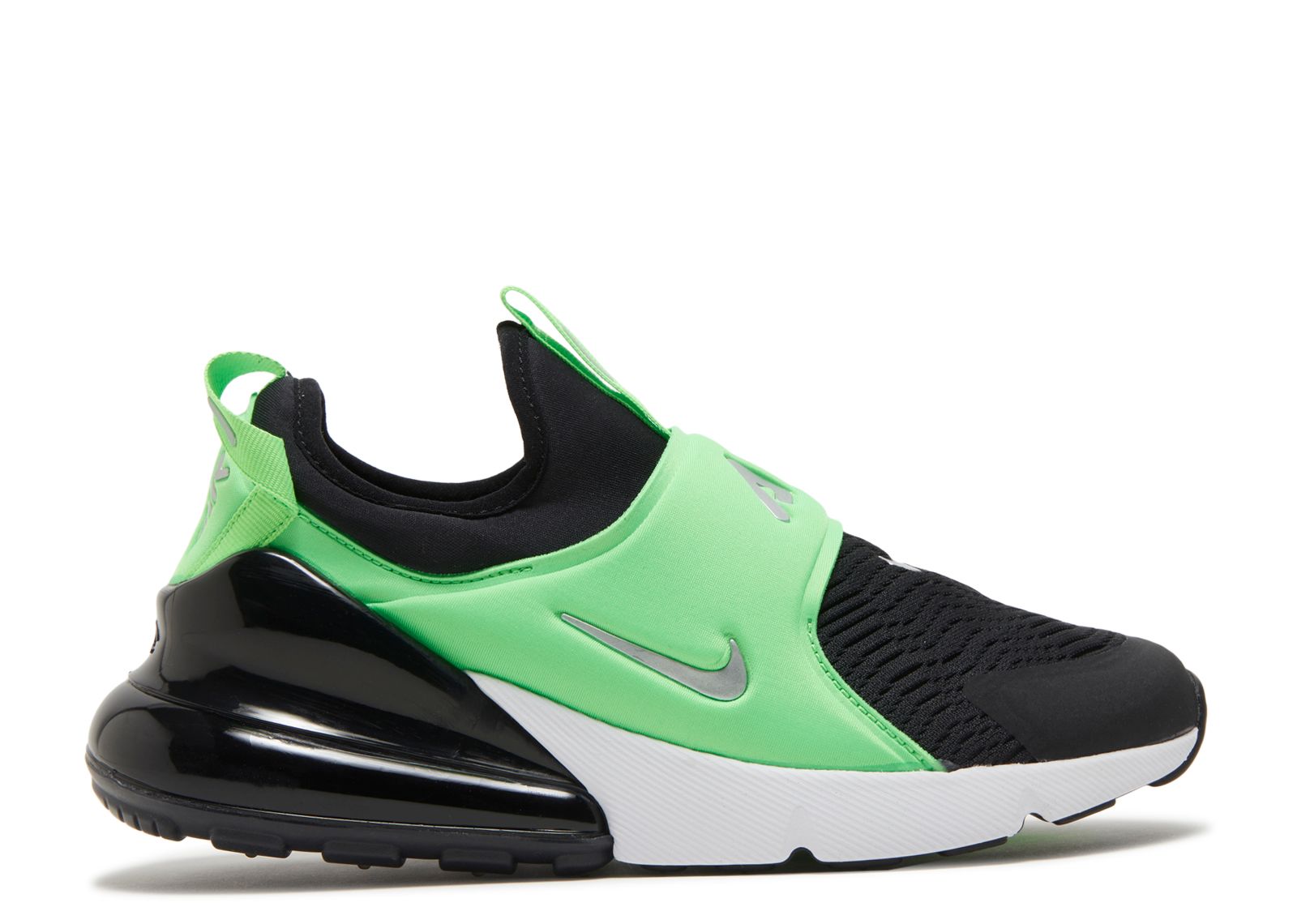 

Кроссовки Nike Air Max 270 Extreme Gs 'Black Green Strike', черный