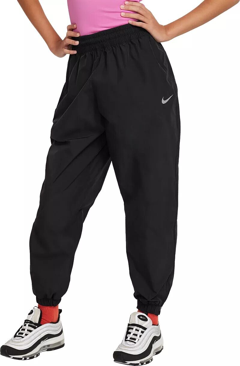 

Спортивные тканые брюки для танцев Nike для девочек, черный