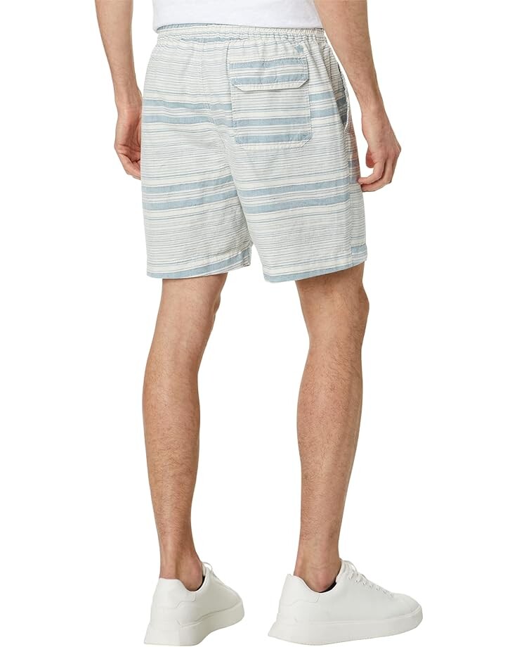 

Шорты Lucky Brand 7" Pull Up Linen Shorts, цвет Blue Stripe
