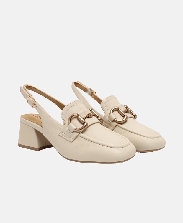 

Туфли-лодочки с пяткой на пятке Carmela, цвет Wool White