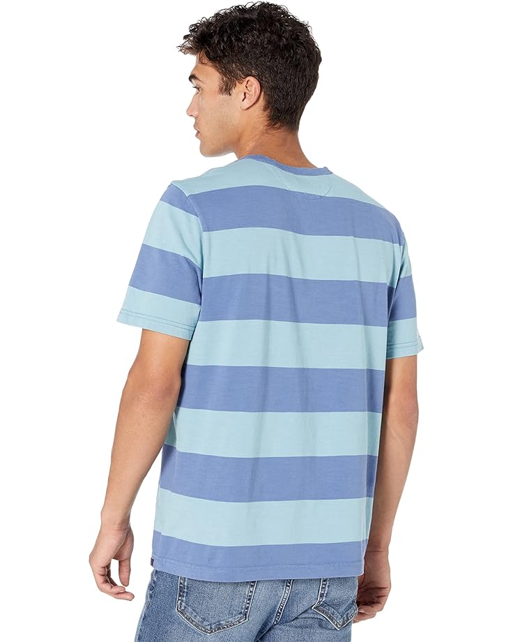 

Футболка Faherty Rugby Stripe Pocket Tee, цвет Seaside Stripe