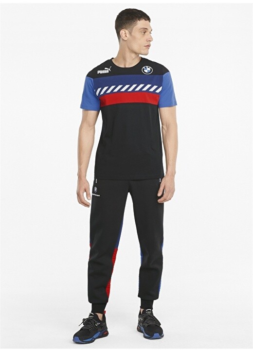 

Черные мужские длинные спортивные штаны Puma