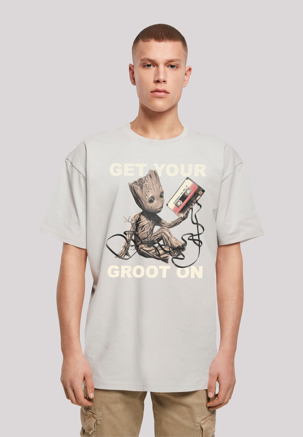 

Футболка с принтом GET YOUR GROOT F4NT4STIC, цвет lightasphalt