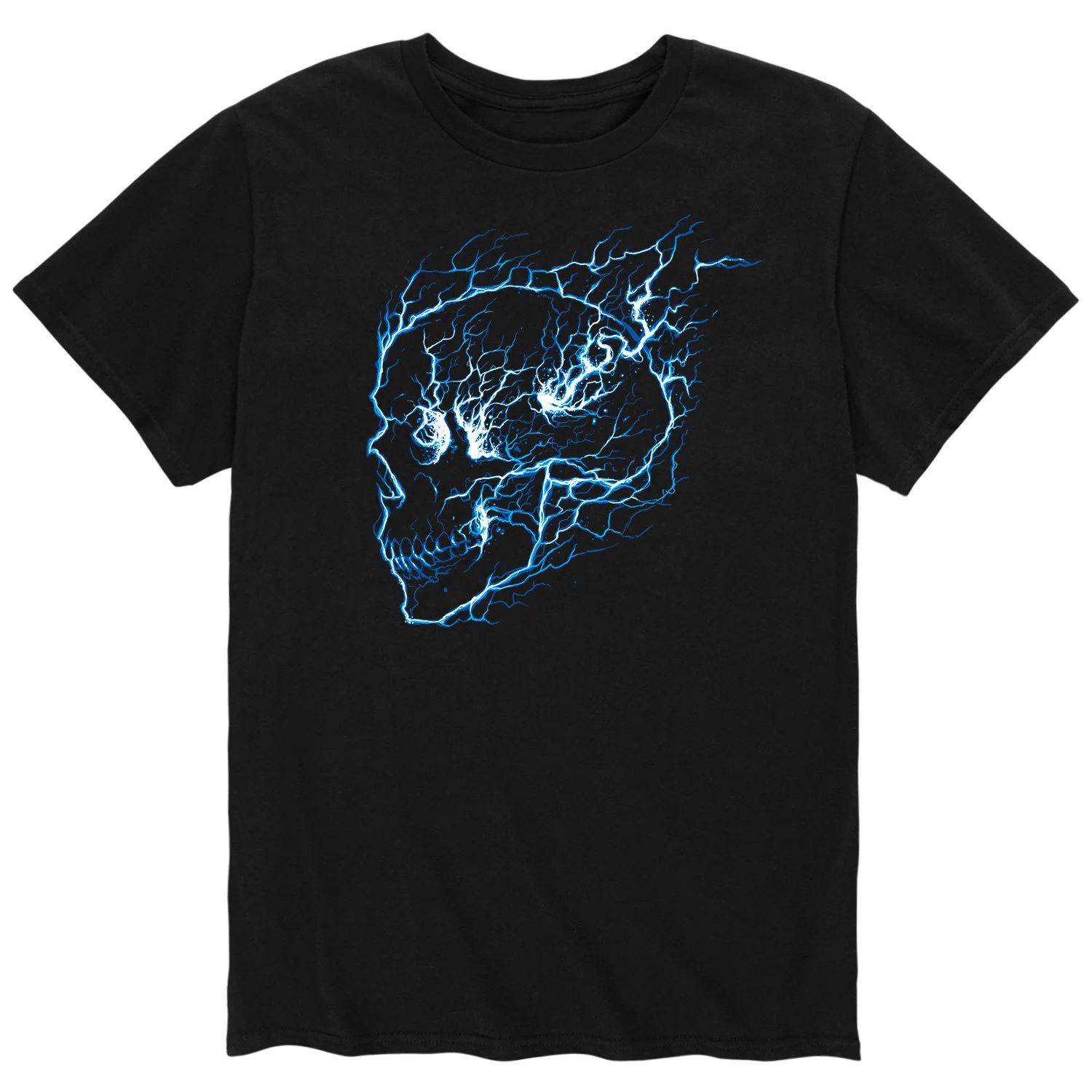 Мужская электрическая футболка Death Licensed Character мужская футболка death before decaf с неоновым скелетом licensed character