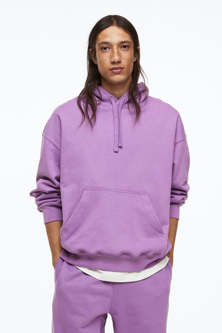 

Хлопковая толстовка оверсайз H&M