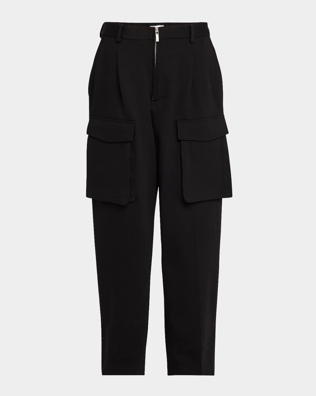 

Мужские брюки-карго из джерси на молнии Helmut Lang, черный